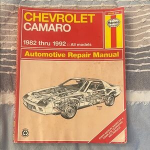 Chevy Camaro Manual 1982-1992